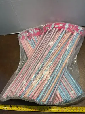 A lot of pixy sticks