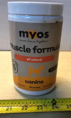 12.7oz muscle formula all natural for dogs exp:09/2028