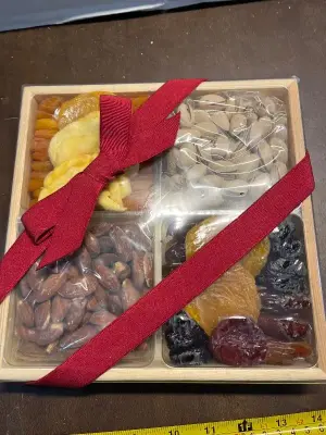 fruit and nut snack tray (unknown date)