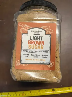 White brown sugar 3.5 LB EXP 12/2027