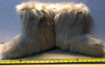 Women’s hairy boots size 43 11.5 or 12 (fits like a 7)