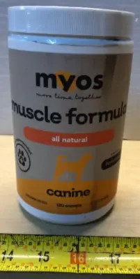 12oz muscle formula all natural supplement for dogs exp:09/2028