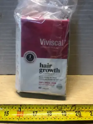 Hair growth supplements (opened) exp:04/2028