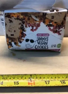 11 zero sugar vegan cookies exp:10/2025 (opened)