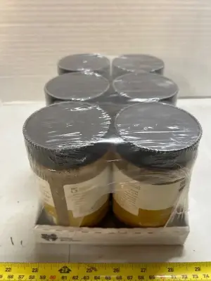 six showers of California grown organic creamy peanut butter