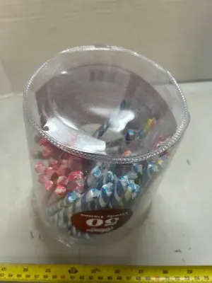 50 count candy canes, busted container