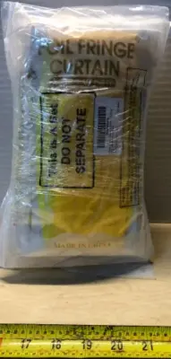 5 packs of foil fringe curtains