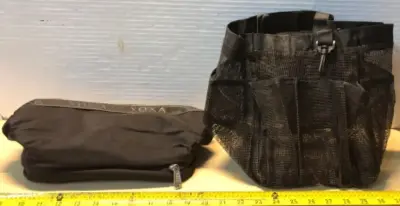 2pc mesh tote and XQXA zipped bag