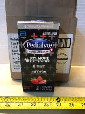 4 boxes pedialyte advanced care 6 packets per box exp:11/01/2024