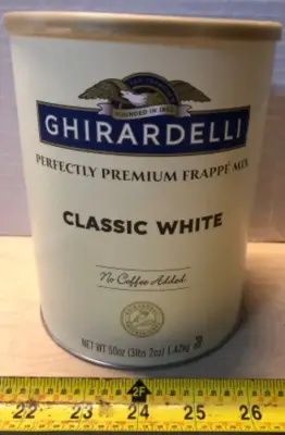 50oz Ghirardelli premium frappe mix exp:01/31/2027