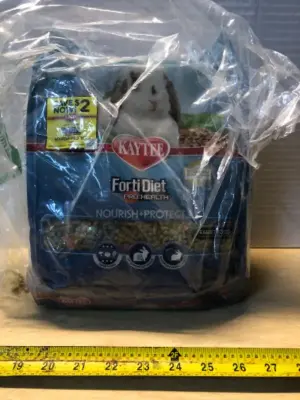 5lb rabbit food (opened)