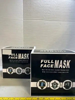 two count for face, masks, industrial face masks