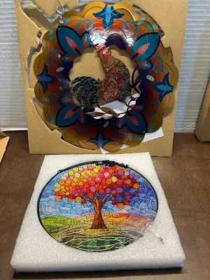 window hanging tree of life , wind sculpture