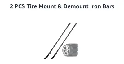 set of two heavy duty tire iron set