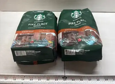 (2) Starbucks pike place coffee exp:03/26