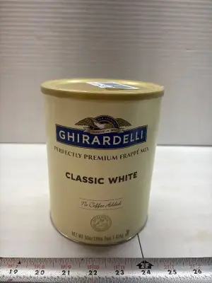 Ghirardelli Classic White Frappe mix exp:01/27