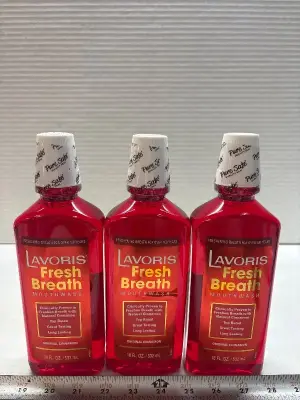 (3) Lavoris Fresh Breath Cinnamon