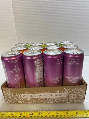 12. Pack of moment still adapted gens and botanical drink good Intel May 2027.