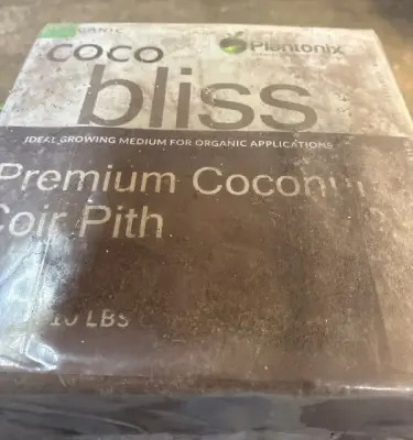 (2) 10lbs Coconut coir pith