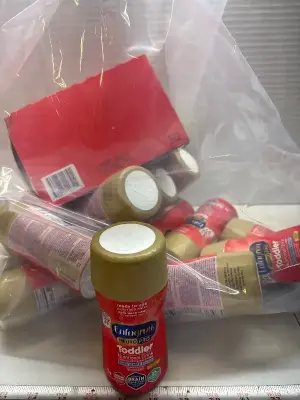 Bag of Enfagrow toddler exp:07-26