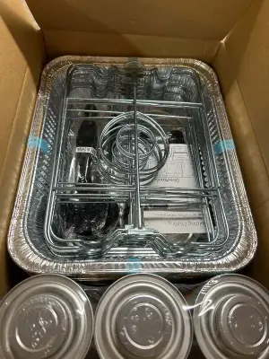 set of six chafing dishes