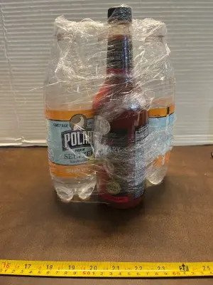 3ct seltzer orange vanilla, blood mary flavored syrup