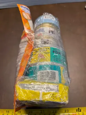 bundle of various wet cat food & treats