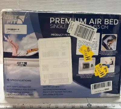 Premium air bed single (untested)