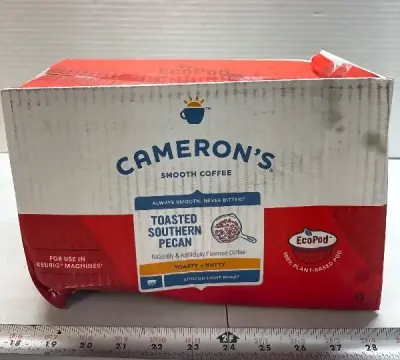 72ct Cameron’s toasted southern pecan k cups (box slightly bent )