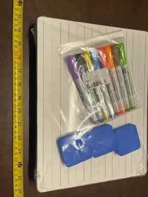 lined marker boards
