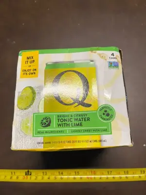 Bright & citrusy tonic water with lime