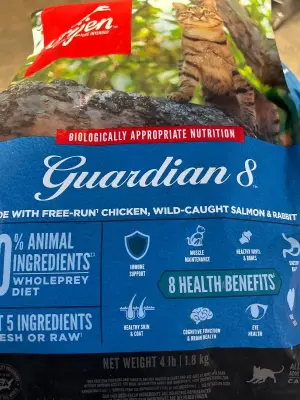 4 pounds of biologically, appropriate nutrition, cat food