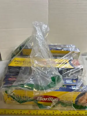 lot of protein plus angel hair pasta