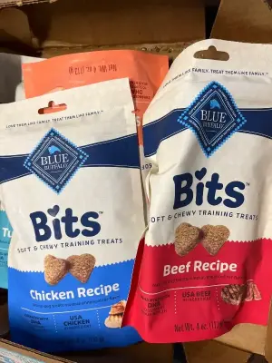 2ct 4pack box’s of bits soft chew dog training treats