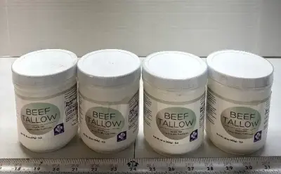 (4) Grass fed beef tallow exp:03/28