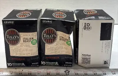 30ct Tullys coffee kcups exp:02/26