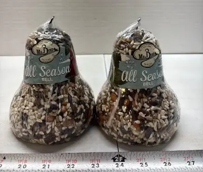(2) All season bird bell