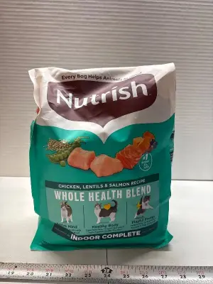 6lb Nutrish indoor complete cat food (bag was ripped)