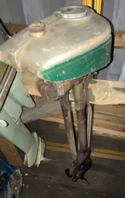Small Vintage Boat Motor