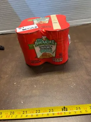 4pack of spaghetti and meatballs exp 06/27