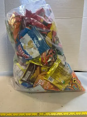bag of assorted snacks