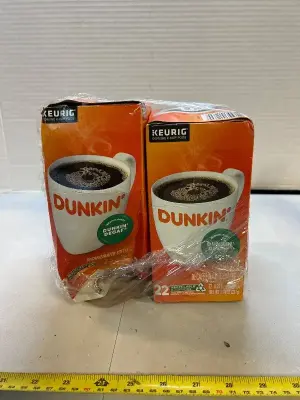 two count 22 pack decaf Duncan K cups