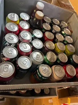 lot of variety drinks