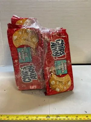 eight packs of chips, ahoy chewy cinnamon bun cookies, June 2026