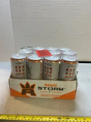 12 pack of reign storm clean energy Valencia Orange flavor