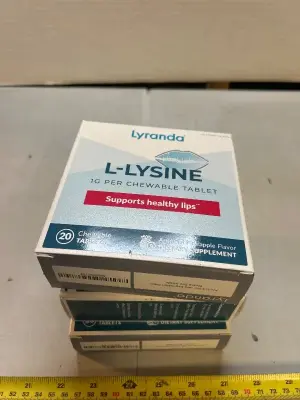 three count 20 pack, healthy lip, chewable tablets, supplements