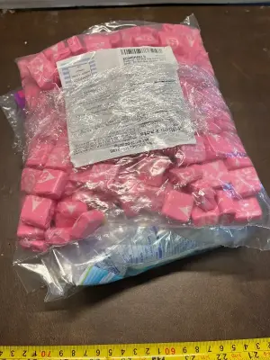 bundle of various candies