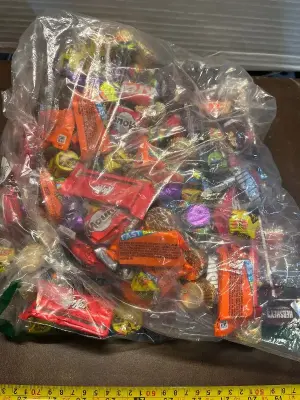 bag of variety chocolate candy