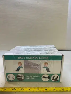 three count 10 piece child safety locks for cabinet