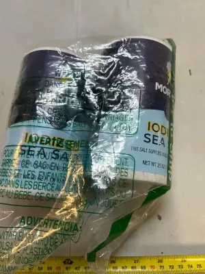 to count 26 ounce iodized sea salt